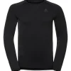 Sous-vêtement techni. nordique Odlo Performance Warm Eco LS Black Grahite Grey