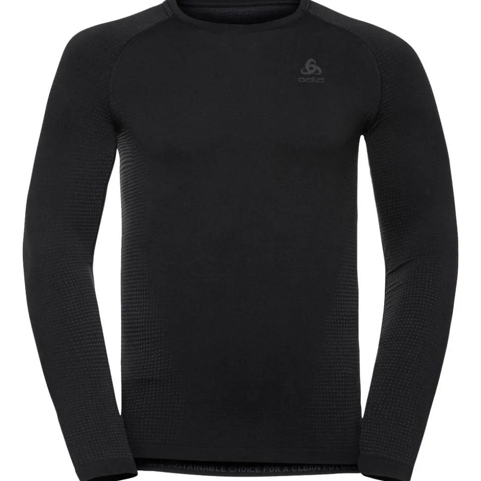 Sous-vêtement techni. nordique Odlo Performance Warm Eco LS Black Grahite Grey