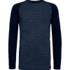 Sous-vêtement technique Bula Geo Merino Wool Crew Navy