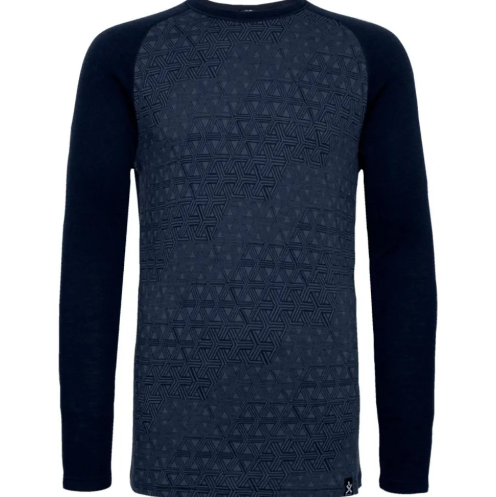 Sous-vêtement technique Bula Geo Merino Wool Crew Navy