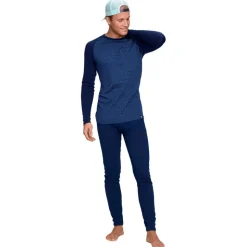 Sous-vêtement technique Bula Geo Merino Wool Crew Navy