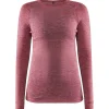 Sous-vêtement technique Craft Core Wool Merino Ls Tee W Rose Melange