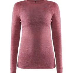 Sous-vêtement technique Craft Core Wool Merino Ls Tee W Rose Melange