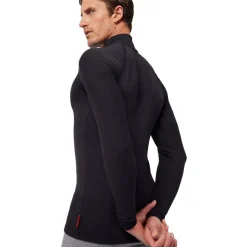Sous-vêtement technique Damart Sport Comfort Thermolactyl 4 Col Zippe Noir