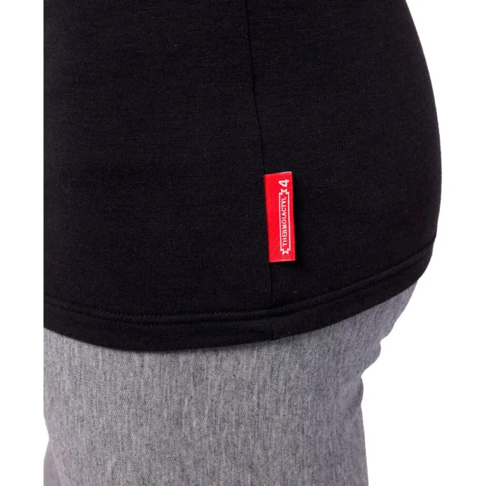 Sous-vêtement technique Damart Sport Comfort Thermolactyl 4 Col Zippe Noir