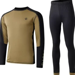 Sous-vêtement technique DARE2B Exchange IIII Baselayer Set Black Martini Olive