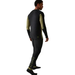 Sous-vêtement technique DARE2B Exchange IIII Baselayer Set Black Martini Olive
