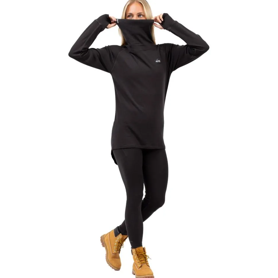 Sous-vêtement technique Eivy Icecold Merino Wool Gaiter Rib Top Black