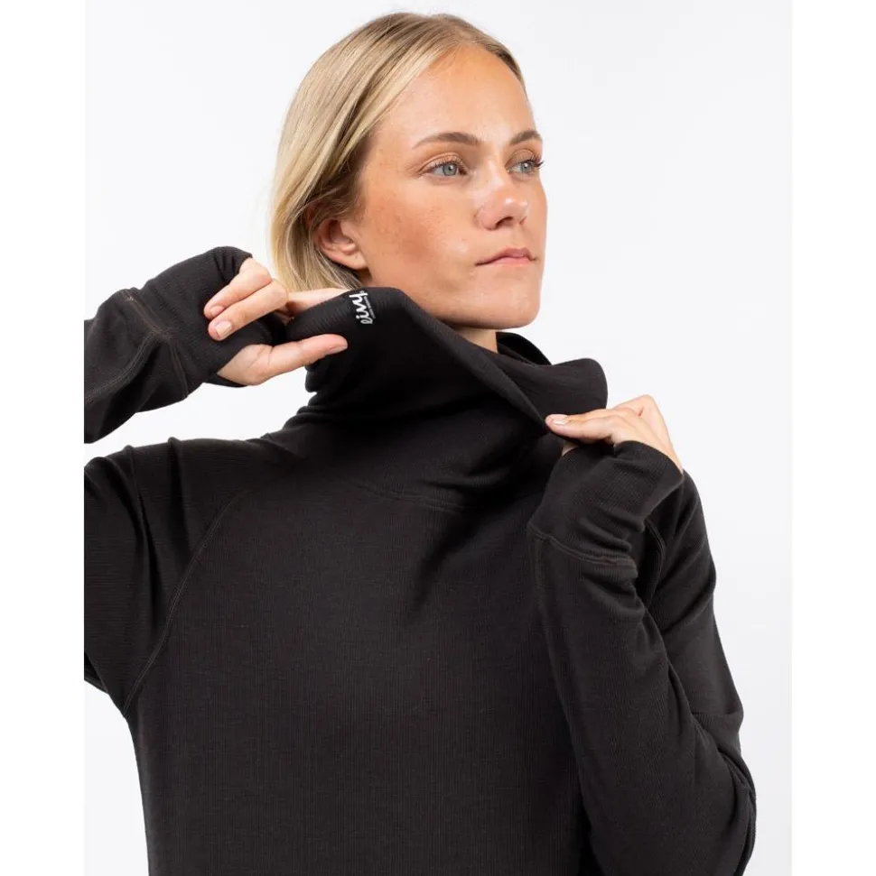 Sous-vêtement technique Eivy Icecold Merino Wool Gaiter Rib Top Black