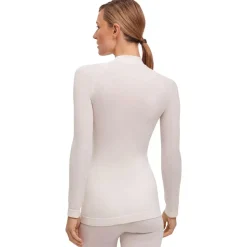 Sous-vêtement technique Falke Wool Tech Longsleeved Shirt Trend W Off White