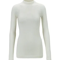 Sous-vêtement technique Falke Wool Tech LS Shirt Trend Regular Fit W Off White