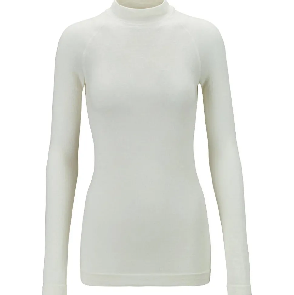 Sous-vêtement technique Falke Wool Tech LS Shirt Trend Regular Fit W Off White
