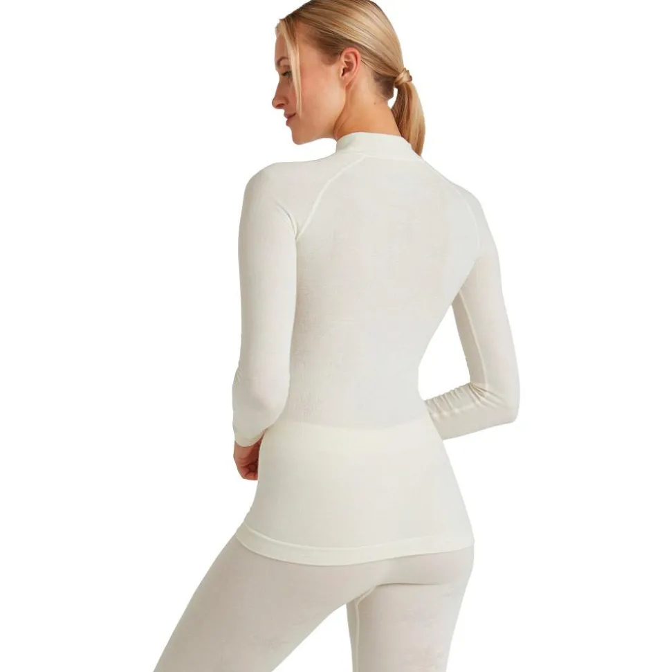 Sous-vêtement technique Falke Wool Tech LS Shirt Trend Regular Fit W Off White