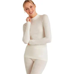 Sous-vêtement technique Falke Wool Tech LS Shirt Trend Regular Fit W Off White