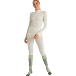 Sous-vêtement technique Falke Wool Tech LS Shirt Trend Regular Fit W Off White