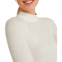 Sous-vêtement technique Falke Wool Tech LS Shirt Trend Regular Fit W Off White