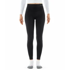 Sous-vêtement technique Falke Maximum Warm Long Tights W Black