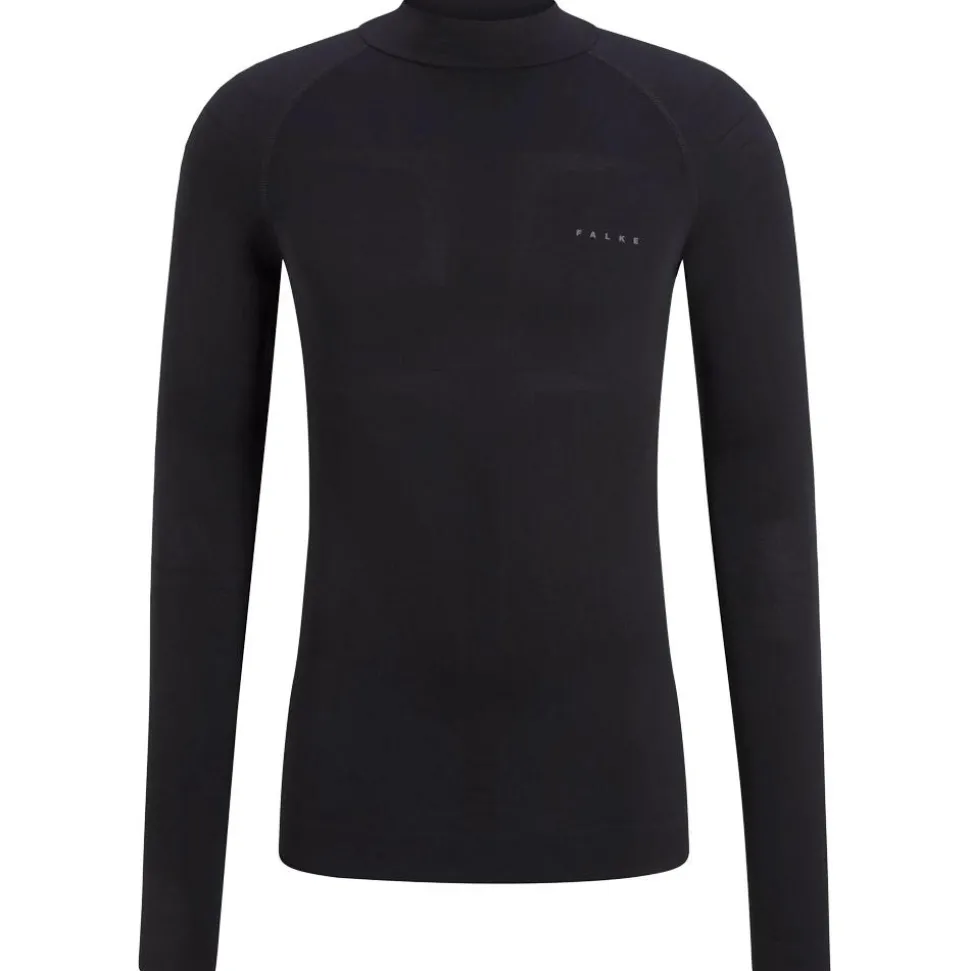 Sous-vêtement technique Falke Longsleeved Shirt Turtleneck Black