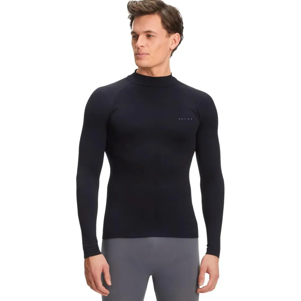 Sous-vêtement technique Falke Longsleeved Shirt Turtleneck Black