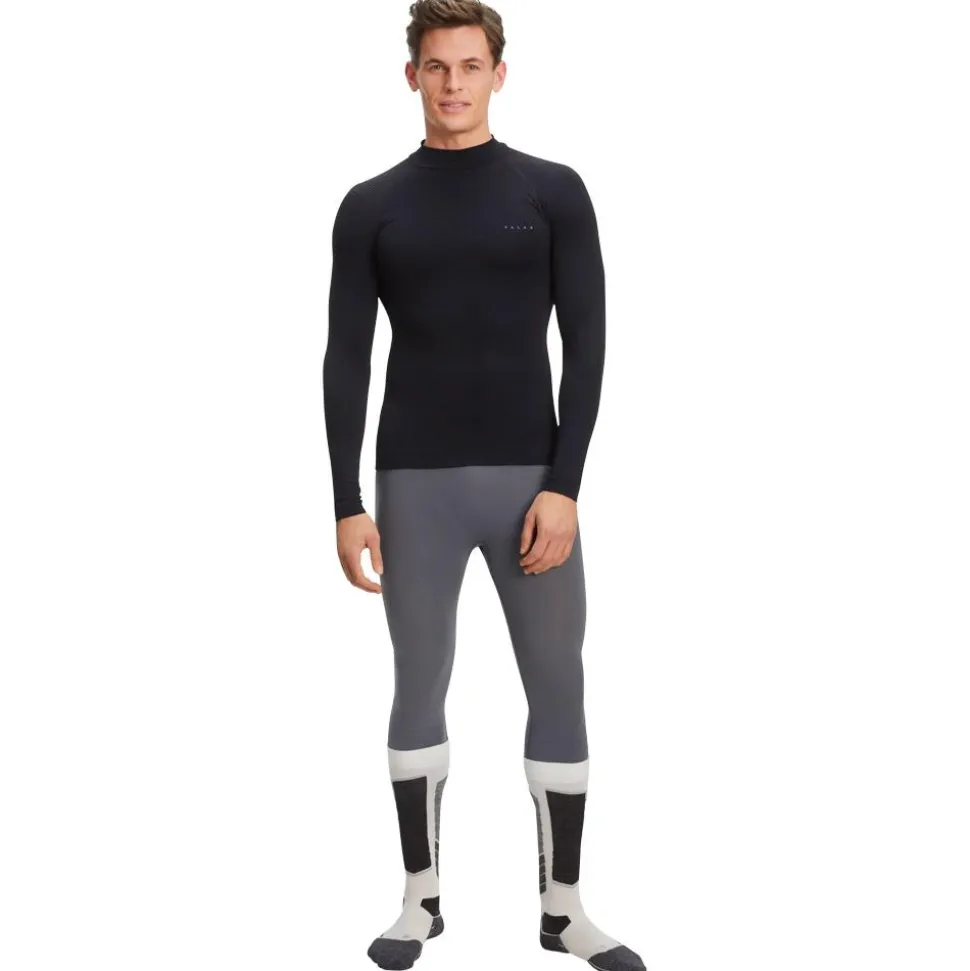 Sous-vêtement technique Falke Longsleeved Shirt Turtleneck Black
