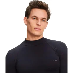 Sous-vêtement technique Falke Longsleeved Shirt Turtleneck Black
