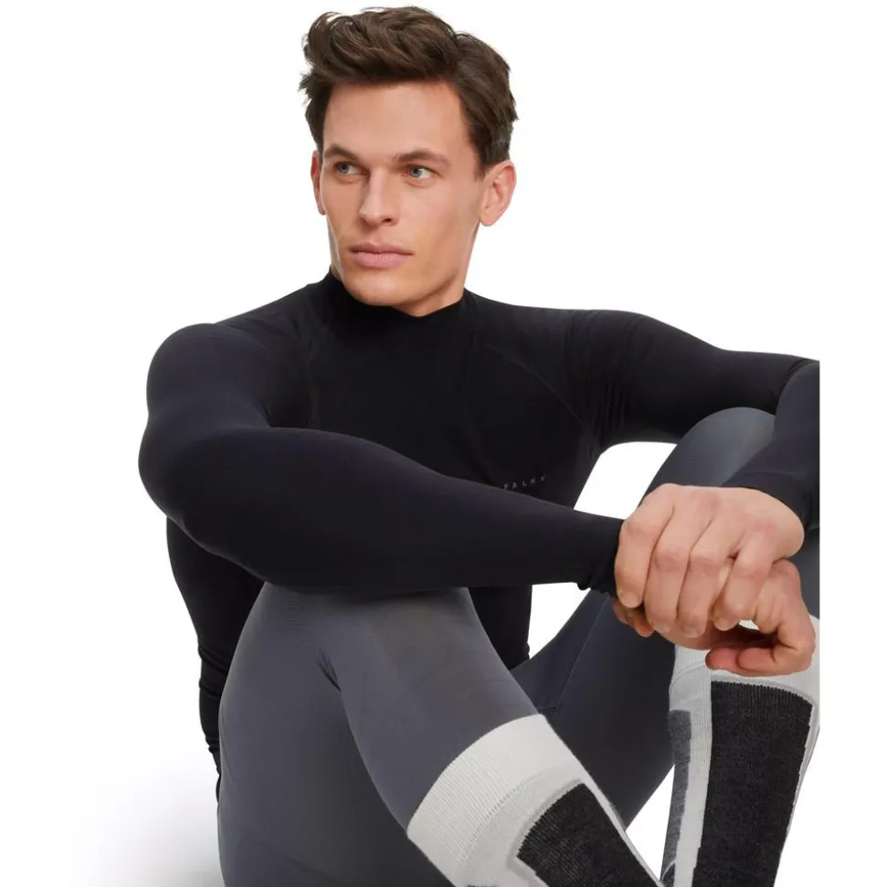 Sous-vêtement technique Falke Longsleeved Shirt Turtleneck Black