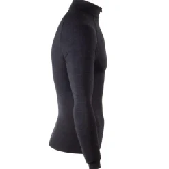 Sous-vêtement technique Falke Wool Tech Zip Shirt Regular Fit Black