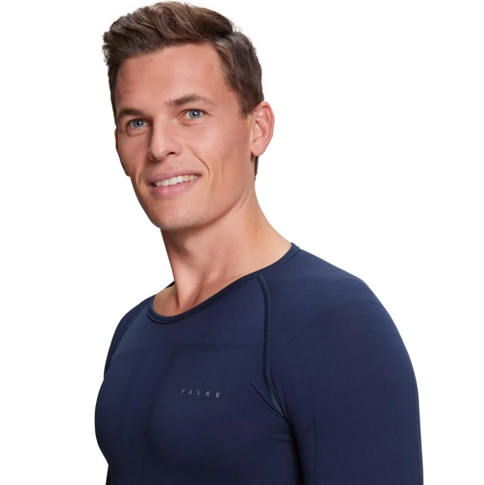 Sous-vêtement technique Falke Longsleeved Shirt Space Blue