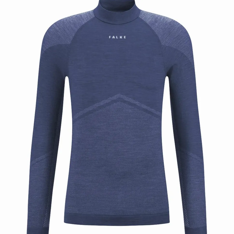 Sous-vêtement technique Falke Wool Tech Longsleeved Shirt Trend Space Blue