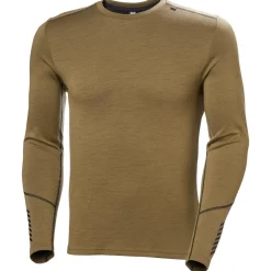 Sous-vêtement technique Helly Hansen Lifa Merino Midweight Crew Sepia