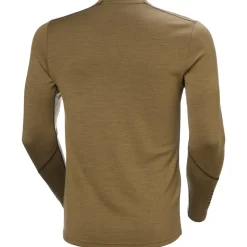 Sous-vêtement technique Helly Hansen Lifa Merino Midweight Crew Sepia