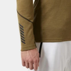 Sous-vêtement technique Helly Hansen Lifa Merino Midweight Crew Sepia
