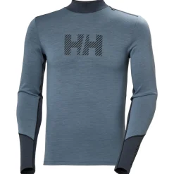 Sous-vêtement technique Helly Hansen Lifa Merino Midweight Logo Washed Navy