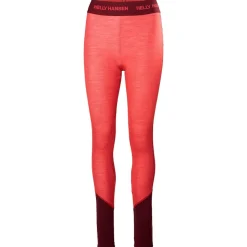 Sous-vêtement technique Helly Hansen W Lifa Merino Midweight Pant Poppy Red