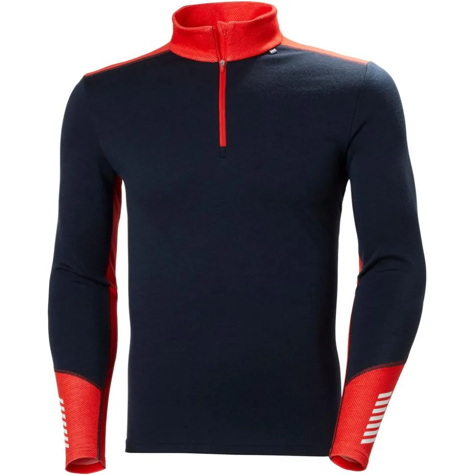 Sous-vêtement technique Helly Hansen Lifa Merino Midweight 1/2 Zip 598 Navy