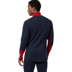 Sous-vêtement technique Helly Hansen Lifa Merino Midweight 1/2 Zip 598 Navy
