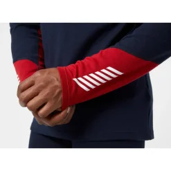 Sous-vêtement technique Helly Hansen Lifa Merino Midweight 1/2 Zip 598 Navy