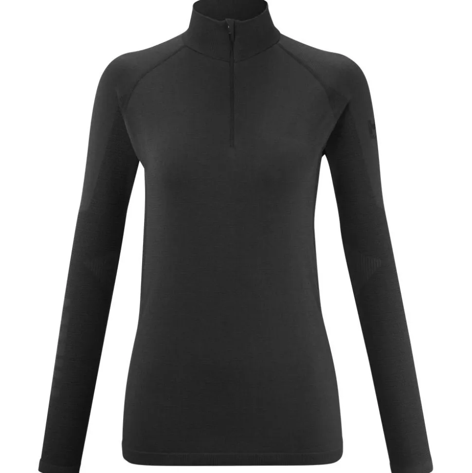 Sous-vêtement technique Millet Drynamic Soft Ls 1/2 Zip W Black