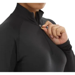 Sous-vêtement technique Millet Drynamic Soft Ls 1/2 Zip W Black
