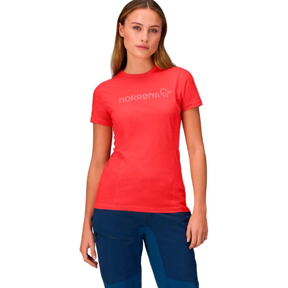 Sous-vêtement technique Norrona Falketind Equaliser Merino W's Paprika