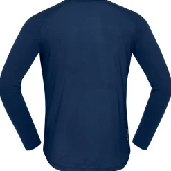 Sous-vêtement technique Norrona PureUll Long Sleeve M's Indigo Night