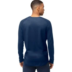 Sous-vêtement technique Norrona PureUll Long Sleeve M's Indigo Night