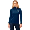 Sous-vêtement technique Norrona PureUll Zip Neck W Indigo Night
