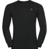Sous-vêtement technique Odlo Active Warm Eco Top Ls Crew Neck Black Black