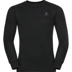 Sous-vêtement technique Odlo Active Warm Eco Top Ls Crew Neck Black Black