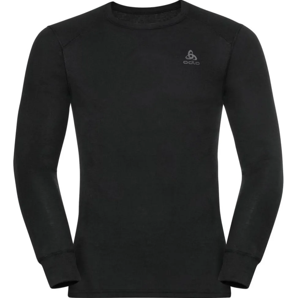 Sous-vêtement technique Odlo Active Warm Eco Top Ls Crew Neck Black Black