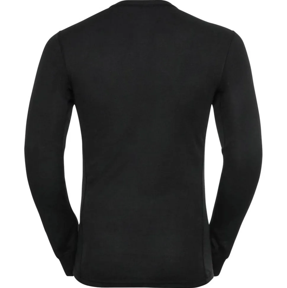Sous-vêtement technique Odlo Active Warm Eco Top Ls Crew Neck Black Black