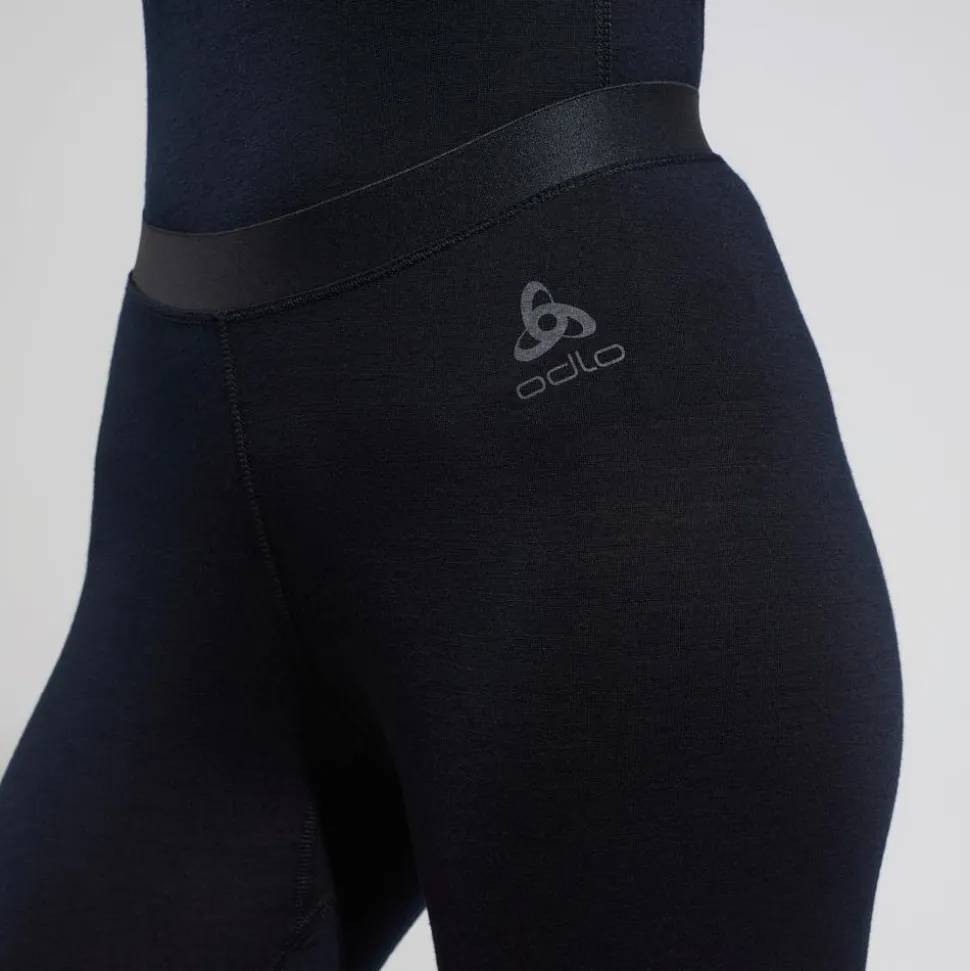 Sous-vêtement technique Odlo Bl Bottom Long Merino 200 Black