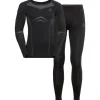 Sous-vêtement technique Odlo Fundamentals Performance Warm Black Odlo Graphite Grey