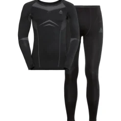 Sous-vêtement technique Odlo Fundamentals Performance Warm Black Odlo Graphite Grey